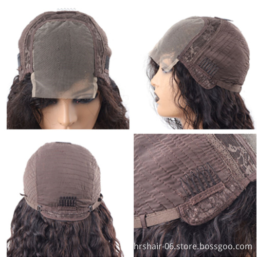 wholesale wigs 100% human hair Brazilian 4*4 closure water wave human hair wig lace front glueless wigs for black women